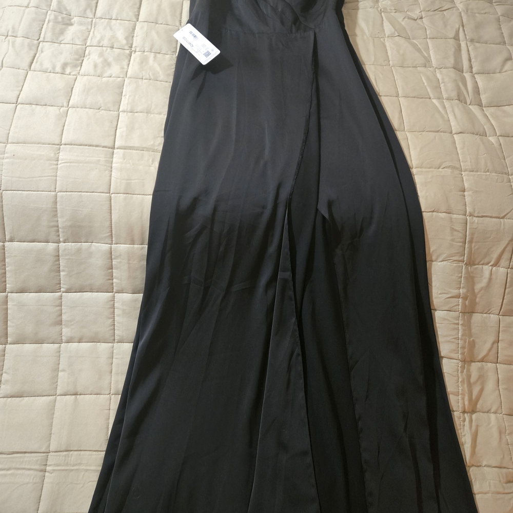 Azazie Elegant Black Maxi Dress